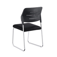 Nouvelle chaise de bureau empilable en métal de haute qualité avec mousse empilable pour la salle d'attente des événements des visiteurs de la réception des réunions