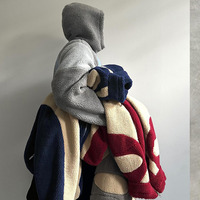 Logo personnalisé hommes polaire veste floue fermeture éclair vers le haut broderie moelleux épais blanc lourd hiver chaud masqué Sherpa vestes