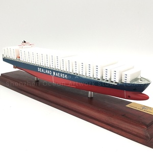 O.a.s nhà máy của tay nghề quy mô Thuyền Mô hình 1:1000 quy mô tùy chỉnh 35cm sealaersk container tàu mô hình cho vận chuyển Quà Tặng - Product Image 2