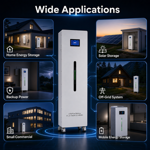 51.2V 400Ah 20kWh LiFePO4 <b>Battery</b> Smart Cloud BMS Home Energy Storage System 6000+ Cycles EU Stock Mobile Solar Cabinet - Product Image 6