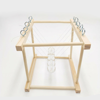 Jouets scientifiques en bois en gros : Berceau de Newton à cinq billes, jouet créatif à assembler soi-même pour enfants