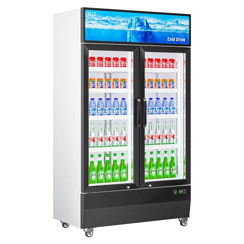 MUXUE verticale verticale porta porta porta porta congelatore bevanda cola refrigeratore frigorifero