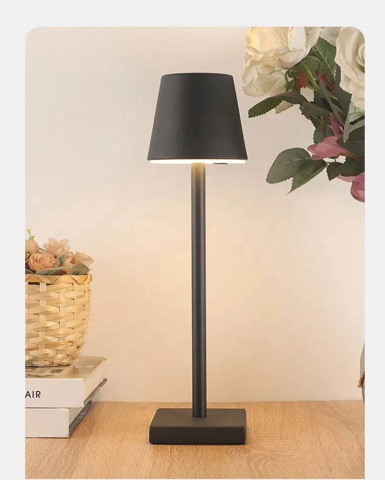Beside Rechargeable LED Table Lamp Modern Nordic Touch Control Wireless LED Table Lamp Decor Lighting