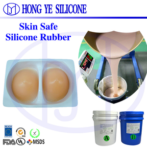 Hongye RTV-2 <span class=keywords><strong>Silicone</strong></span> liquide de moulage à durcissement platine pour usage alimentaire, résistant à l'usure, pour prothèses mammaires simulées et formes de seins, gratuit - Product Image 5