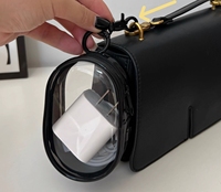 Sac de rangement transparent - Sac de rangement pour organiser les câbles de données, les écouteurs, les chargeurs - Boîte de rangement multifonction portable