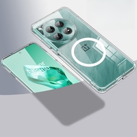 Pour One Plus 12 Armor étui de téléphone portable avec attraction magnétique Transparent ACE3 Anti-chute ACE2Pro Set pour One Plus 11