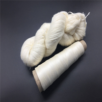 Prix d'usine Ventes directes de soie brute de haute qualité de qualité 6A 20/22D tricoté ou tissé non teint 100% soie de mûrier