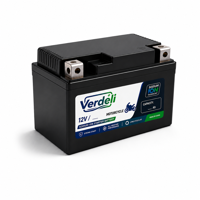 Sodium-ion 12V Motorcycle Battery 3Ah-11Ah High Power Starter Battery for Fuel-Powered Scooters & Motorcycles (Na+ Model)