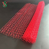 Matériel en maille PVC Décoration de Noël Décoration de mariage IP65 Étanche Résistance aux UV Motif de tapis Lumières LED Maille en PVC