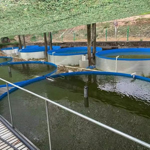 อุปกรณ์การเลี้ยงปลาแบบหมุนเวียนน้ำสำหรับฟาร์มกุ้งและปลานิลจากซัพพลายเออร์จีน ถังเลี้ยงปลา - Product Image 1