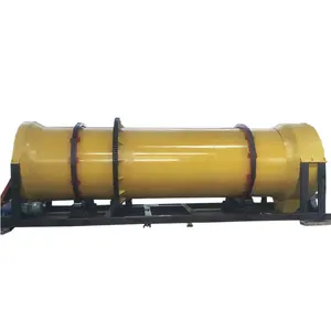 Secador rotativo de manure de galinha, capacidade de 5 - 10 tph, secador
