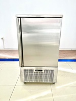 Congélateur rapide commercial 10 plateaux, capacité 250L, congélation profonde -45°C, conception à refroidissement par air, programme de réfrigération personnalisé, magnétique