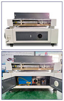 Machine de découpe laser combinée à deux têtes, laser fibre Raycus 1500W et laser CO2 300W, double chemin optique, CNC pour bois et métal