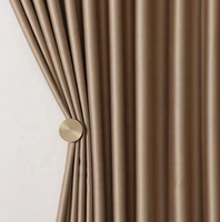 Mur de crochets de retenue de support de rideau d'or en métal de style simple pour des rideaux et des rideaux