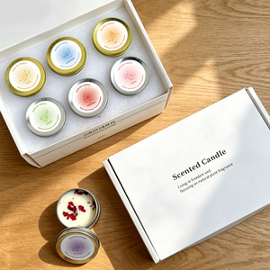 Coffret cadeau de bougies parfumées L06 12 constellations, <span class=keywords><strong>bougie</strong></span> en cire de soja dans une boîte de voyage, <span class=keywords><strong>bougie</strong></span> aromathérapeutique du zodiaque pour un cadeau d'anniversaire ou de fête - Product Image 2
