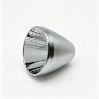 Réflecteur monocouche de qualité industrielle en alliage d'aluminium CNC, conception optique professionnelle, personnalisation