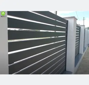 Металлический забор современный новый дизайн забор для сада алюминиевый забор