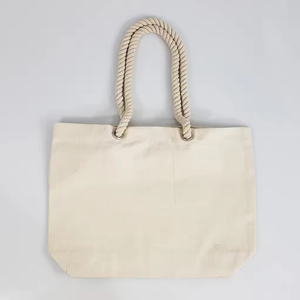 Sac fourre-tout en toile de jute recyclable personnalisé avec logo et impression sérigraphiée, taille personnalisable - Product Image 5