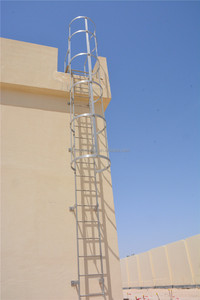 Kim loại nhôm thép thoát hiểm mèo lồng thang ngoài trời cố định truy cập thang để bán - Product Image 3