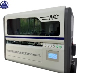 Nouvelle imprimante jet d'encre UV automatique mini-cylindrique avec tête d'impression I3200 et écran tactile pour cartes, œufs, verre, métal, bois, tasses et bouteilles