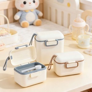 Baby Guard Town Portable Baby Formula Dispenser Double Layer <b>Plastic</b> Milk Powder <b>Box</b> For Newborns 0-3 Years Old - Product Image 1