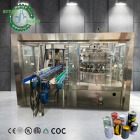 Precio de Fábrica: Planta de Enlatado Automática Completa de 8000 CPH, Llenadora y Selladora 2 en 1 de 24 Cabezas con Despaletizador Automático para Línea de Cerveza