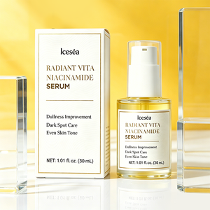 Sérum visage anti-rides et anti-âge éclaircissant à la niacinamide et à la vitamine C Icesea OEM/ODM - Product Image 2