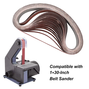 Bandes de ponçage en oxyde d'aluminium rouge de haute qualité 1x30 pouces <span class=keywords><strong>bande</strong></span> abrasive <span class=keywords><strong>pour</strong></span> polir le meulage du bois métal verre - Product Image 2