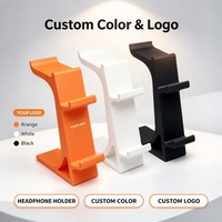 Support de casque de jeu de bureau personnalisé avec logo, plusieurs couleurs au choix, support de présentation d'écouteurs de table en gros