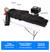 Système de pressothérapie à compression d'air corporelle complète à 36 airbags pour salons, machine de perte de poids et de détoxification