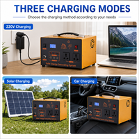 Système solaire domestique LFP 500W 720Wh avec haute densité énergétique pour la recherche scientifique, l'exploration en plein air et les levés topographiques