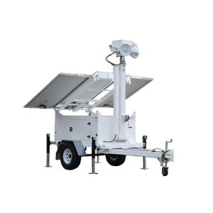 Color Customization Industrial <b>Solar</b> CCTV <b>Security</b> Trailer MPPT Controller Lithium Ion Battery Monocrystalline Silicon Panels - Product Image 3