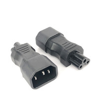 Adaptateur de prise d'alimentation femelle IEC320 C14 vers C5 PDU UPS CONVERTISSEUR DE PRISE C6 vers C13 Changeur, C14 vers C6