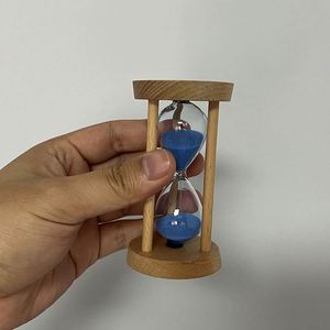 Reloj de Arena de Madera con Logotipo Personalizado, Temporizador de Arena Decorativo de 5 Minutos - Product Image 4