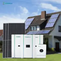 Système solaire domestique, panneau solaire, avec batterie LiFePO4, 3kw, 5kw, 7kw, 10kw, alimentation électrique