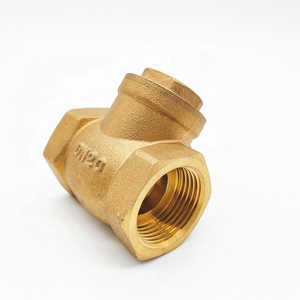 Chiết Giang Kaibeili OEM 1/2 3/<span class=keywords><strong>4</strong></span> 1 Inch Giả Mạo Không Trở Lại Brass Đồng Hồ Nước Nước Thải Đu Inline Dừng Kiểm Tra Van - Product Image 2