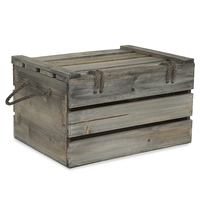 Caisse en bois pliable et empilable, taille personnalisée, pour le stockage et l'organisation des fruits et légumes