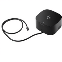 Base de Conexión USB-C para HP G5 con Adaptador de Corriente de 120W, Estación de Acoplamiento Thunderbolt Universal para Laptops con Hub USB C