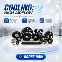 Ventilateur axial de refroidissement rond sans balais DC 92 mm pour ventilateur d'évacuation/ventilateur de conduit réversible 92x38 mm 92*38 mm