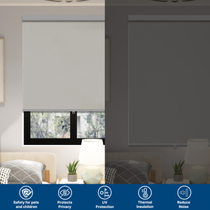 Persianas Enrollables sin Cable, Tela Opaca <span class=keywords><strong>de</strong></span> Bajo Consumo <span class=keywords><strong>para</strong></span> Ventanas y Puertas - Product Image 2