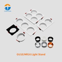 Boîtier de plafonnier en aluminium GU5.3 GU10 pour modules LED COB, luminaires LED, spots MR16 GU10, downlights