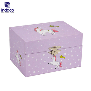 Beautiful Jewelry Box Customized Gift Box Hottest Style Rotating Dancer Music Jewelry <b>Storage</b> Box - Product Image 4