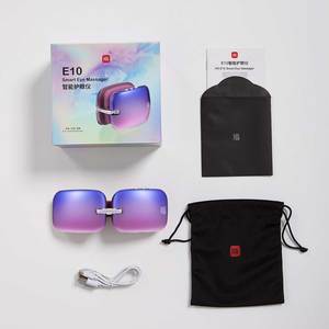 Masajeador de ojos eléctrico Hi5 E10, dispositivo para reducir y aliviar las ojeras, ojos secos, vibración caliente, presión de aire, minisombra plegable portátil - Product Image 3
