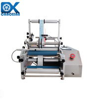 Etiqueteuse semi-automatique pour compléments alimentaires avec imprimante de date, machine d'étiquetage manuelle pour bouteilles rondes
