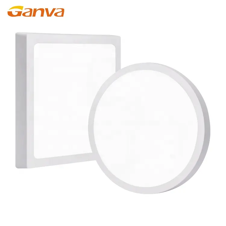 GANVA toptan ofis mağaza otel Panel lambası 6W 12W 18W 24W tavan gömme LED Panel AYDINLATMA