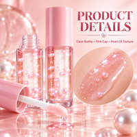 Huile à lèvres à l'essence de caviar RTS 6 ml, sans parfum, hydratante, haute brillance, soin des lèvres, faible MOQ 2 pièces, vente en gros, logo personnalisé