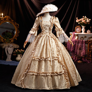 Elegante Vestido de Noche Victoriano Estilo Lolita Medieval para Fiesta de Disfraces Europea, Vestido de Teatro para Espectáculos - Product Image 4