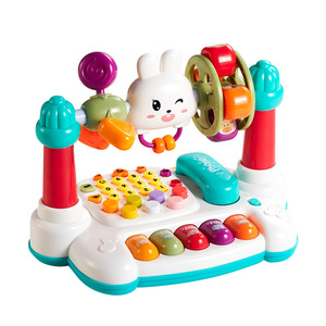 Jouet éducatif pour enfants Simulation de téléphone portable pour bébés de 8 à 12 mois La première ligne <span class=keywords><strong>fixe</strong></span> de musique de bébé encourage l'éducation - Product Image 1