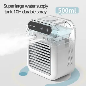 USB Low Noise 20.0dB Ldeal Air Conditioning Personal Portable Air Conditioners With Spray Function With 15 Adjustable Grid