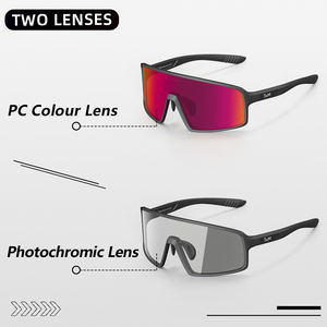 Gafas de Ciclismo con Protección, Gafas Deportivas Personalizadas <span class=keywords><strong>para</strong></span> <span class=keywords><strong>Mujer</strong></span> y Hombre, <span class=keywords><strong>Lentes</strong></span> <span class=keywords><strong>para</strong></span> <span class=keywords><strong>Bicicleta</strong></span> de Carretera, 4 <span class=keywords><strong>Lentes</strong></span> - Product Image 5